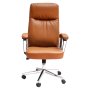 Gof Furniture - Kristie Office Executive Chair Brown