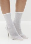 Vip Calf Length Sock Boot - White Mesh