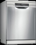 Bosch Serie 6 Dishwasher Silver Inox 13 Place Settings 6 7L Home Connect