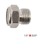 AirCraft Muffler Metal Flat 1 8' Male