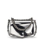 Riona Flap Crossbody -silver