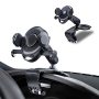 Asubha Car Phone Mount 360 Degree Rotation Dashboard Clip Stand Suitable For 4.7 To 6.5 Inch Smartphones Black