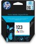 HP 123 Tri Color Ink Cartridge For Printers Vibrant Color