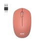 TechTrek Port Connect Mouse Collection II Wireless Terracota – 1600DPI 3-Level Sensor 2.4Ghz USB-A Type-C Wireless Mouse