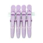 Eco Crocodile Clips 4PC Pink