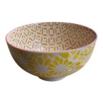 Bloom Honey Ceramic Bowl 12W5HCM