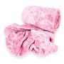 Nu Dekor - Rainbow Winter Fleece Blanket - 180 X 210CM - Blush Pink