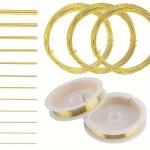 1PC 0.1 0.2 0.3 0.4 0.5 0.6 0.7 0.8 1.0MM Soft Raw Brass Wire Metal Wire Shape Length 10 Meters