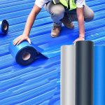 5M Self-adhesive Pe Polyethylene Roofing Tape - Waterproof Leakproof & Heat-resistant Sealant For Metal Surfaces Roofs Walls & C