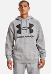 Under Armour Ua Rival Fleece Big Logo HD - Mod Grey Light Heather Black