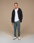 Men's Zipped Hoodie Relaxed Fit Running & Lifestyle Hoodie - Black Xx-large