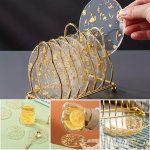 1PC Durable Acrylic Coaster - Round Heat-resistant For Tea & Drinks Perfect For Home Decor And Table Protection
