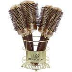 Olivia Garden Nanothermic Ceramic & Ion Brush Display: 4 Brushes & Basket