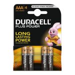 Duracell Battery Plus Alkaline Aaa 4 Pack Livestainable