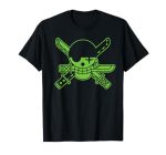One Piece Anime Green Roronoa Zoro Jolly Roger T-Shirt