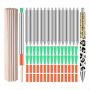 Epoxy Glitter Pen Swivel Attachment Set Silicone Pen Caps Tools