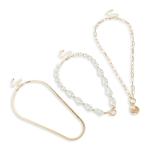 Goldair Gold & Pearl Coin Necklace