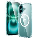 Clear Magnetic Protective Case Compatible With Iphone 16PLUS 16E 16 Pro Max