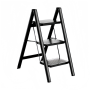 3-STEP Folding Step Ladder - Wide Anti-slip Steps Compact Storage