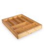 Bamboo Expandable Cutlery Tray