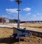 Solar Cctv Trailer Mobile Cctv Security System Trailer- Wireless Solution Solar Power Lithium Batteries With Mobile App Removabl