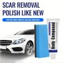 Complete Car Scratch Repair Kit - Restores Paint Removes Scratches & Protects Shine With Polishing Wax And Cleaning Sponge For Rvs & Auto Detailing