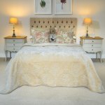 Faux Mink Bella - Plain Bone - 220 X 240 Cm Queen 1 Ply 3.5KG