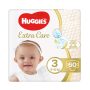 Huggies Extra Care New Baby Size 3 6 10 Kg Nappies 60 Pk