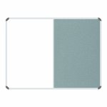 Parrot Non-magnetic Combination Whiteboard 1200 900MM – Grey Felt – BD3041L