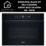 Whirlpool W5 - Premium 6TH Sense Black Built-in Microwave 40L - 60CM