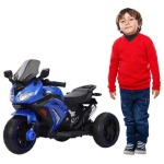 Three Wheel Kids Electric Motorcycle - White