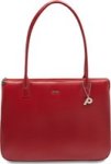 Promotion 5 Leather Shopper Handbag Red