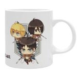 Abystyle Attack On Titan Chibi Trio Mug 320ML