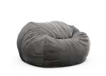 The Jumbo Beanbag - Velvet - Dark Grey