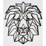 Kikki & Frankie Laser Cut Coated Wood Geometric Lion