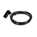 Port Connect 1.8M T-bar Combination Cable Lock