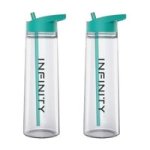 Infinity Water Bottles - Green - Set Of 2 - 900ML