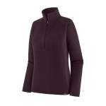 Womens Capilene Midweight Zip Neck - - Obsidian Plum XS