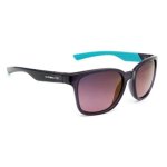 Jade Lifestyle Sunglasses Clear Purple Frame Polarised Purple Gradient Lens