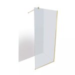 Shower Screen Botev Gold 900×2000 With Ext Arm 8MM Glass