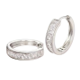 Fashion Classic Copper Hoop Earrings S925 Sterling Silver Plated