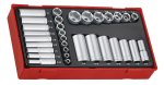 Teng Tools 32PC 1 4INCH & 3 8INCH Drive Imperial Socket Set