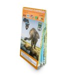 Kavango Zambezi Transfrontier Conservation Area Kaza Paper Map 1ST Edition
