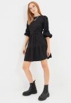 Ruffle Dress - Black