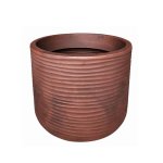 Lagoon Round Japi Planter In Corten Steel - 3 Sizes - Large