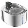 Cat Water Fountain Stainless Steel 138FL.OZ / 4.1L Wireless Cat Fountain Pet Water Dispenser Cordless For Cats & Dogs Indoor