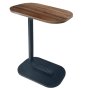 Small Oval C Shaped Coffee Table - Side Table - Bedside Sofa Side Stand Table