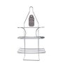 Shower Caddy - Bathroom Accessories - Chrome Plated - 2 Shelves