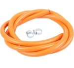 Gas Hose & Two Clamps - 2 Meters