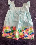 Baby Boden Green Dress 3 4 Y